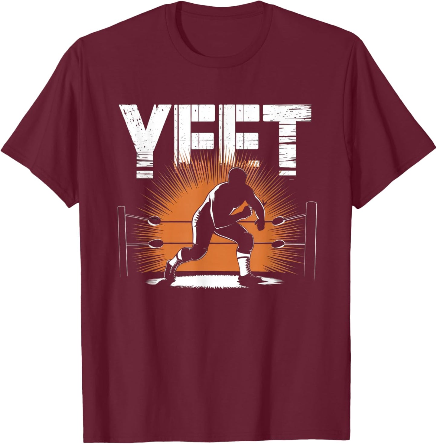 Yeet Funny Saying Meme Slang Men Boys Kids Women T-Shirt - T-Shirt | Maroon
