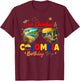 Colombia Vacation Cartagena Trip Crew T-Shirt - T-Shirt | Maroon
