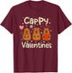 Cute Kawaii Love Hearts T-Shirt - T-Shirt | Maroon
