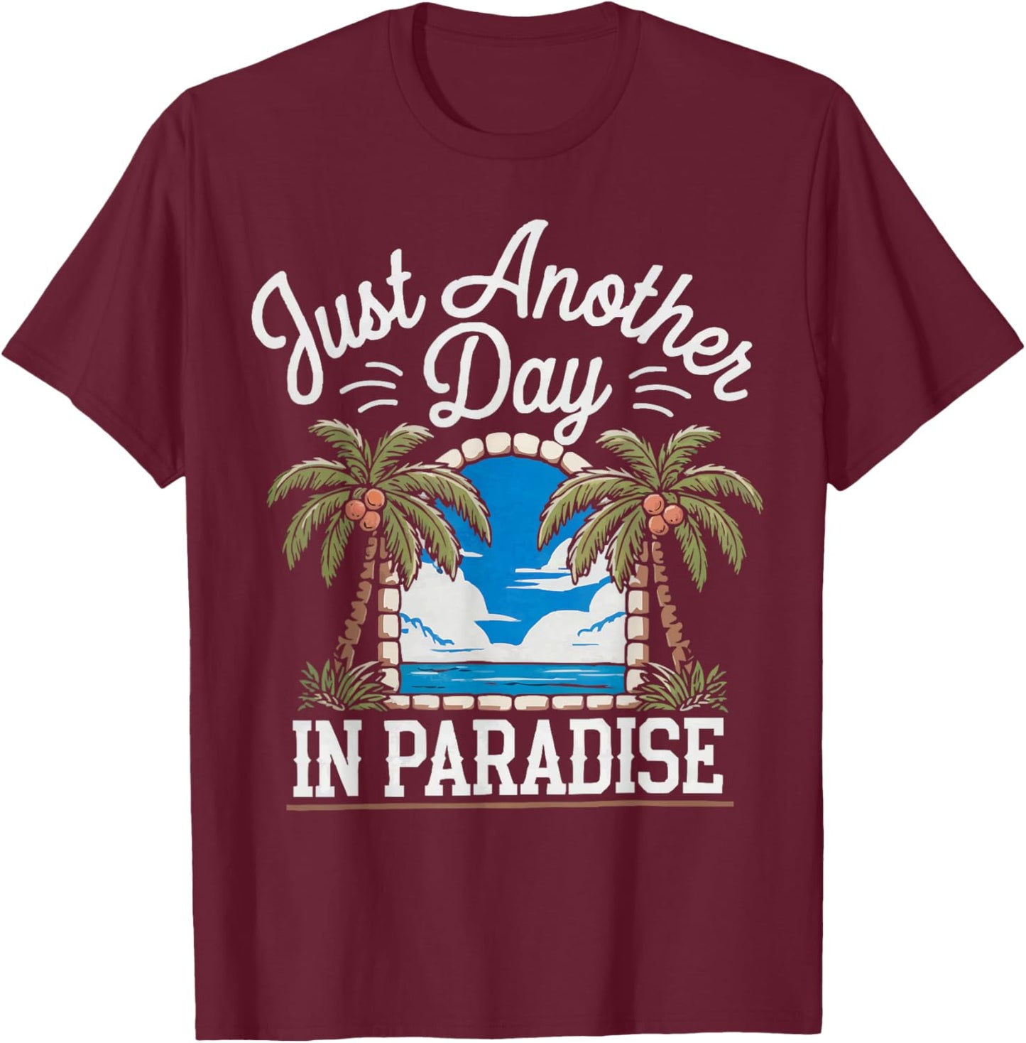 Florida USA State American United States America T-Shirt - T-Shirt | Maroon