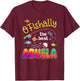 Ofishally The Best Abuela of The Birthday Boy T-Shirt - T-Shirt | Maroon