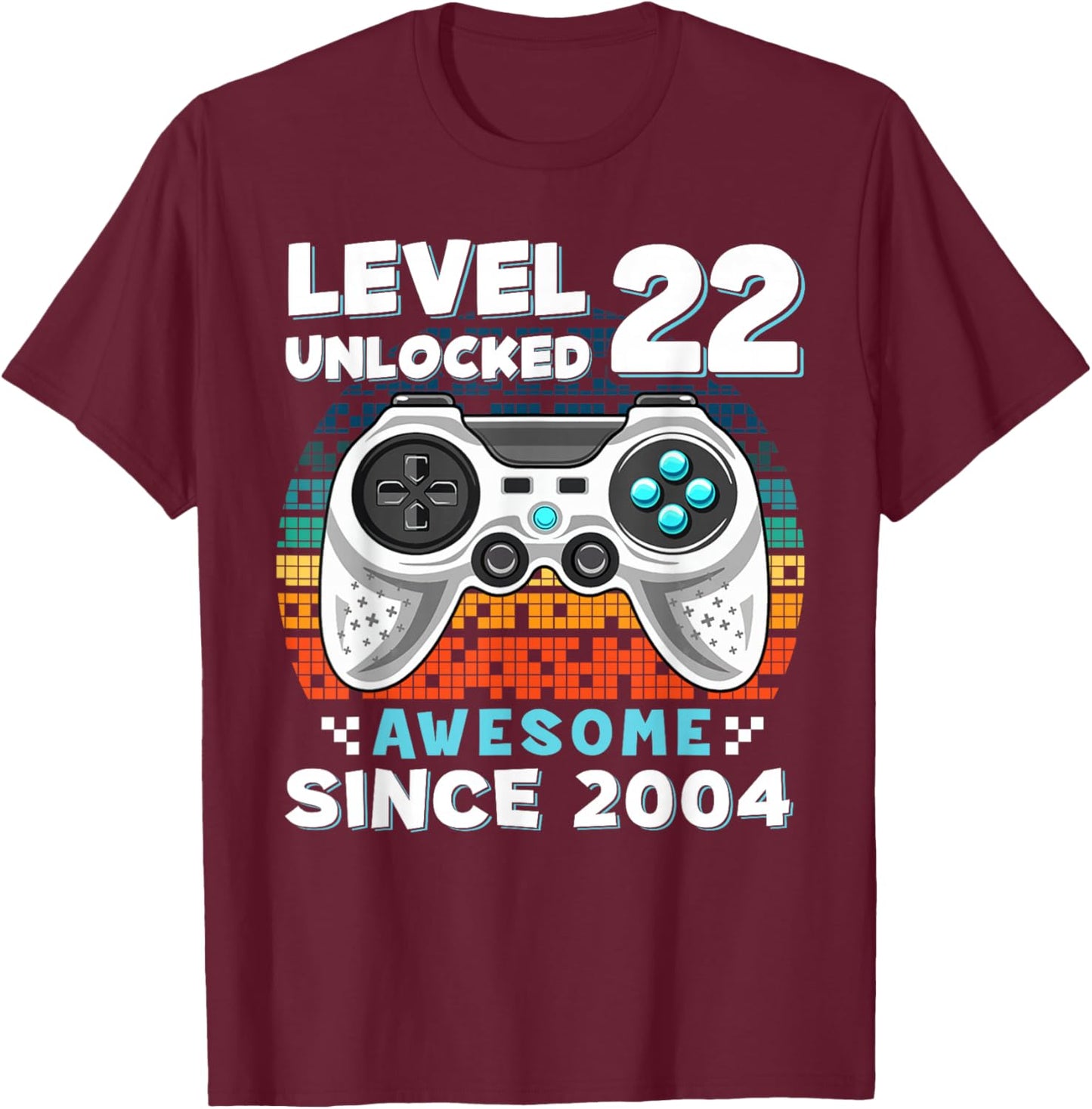 22nd Birthday 22 Years Birthday Gifts T-Shirt - T-Shirt | Maroon