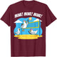 Volleyball Mine Mine Mine Seagull Funny Beach T-Shirt - T-Shirt | Maroon