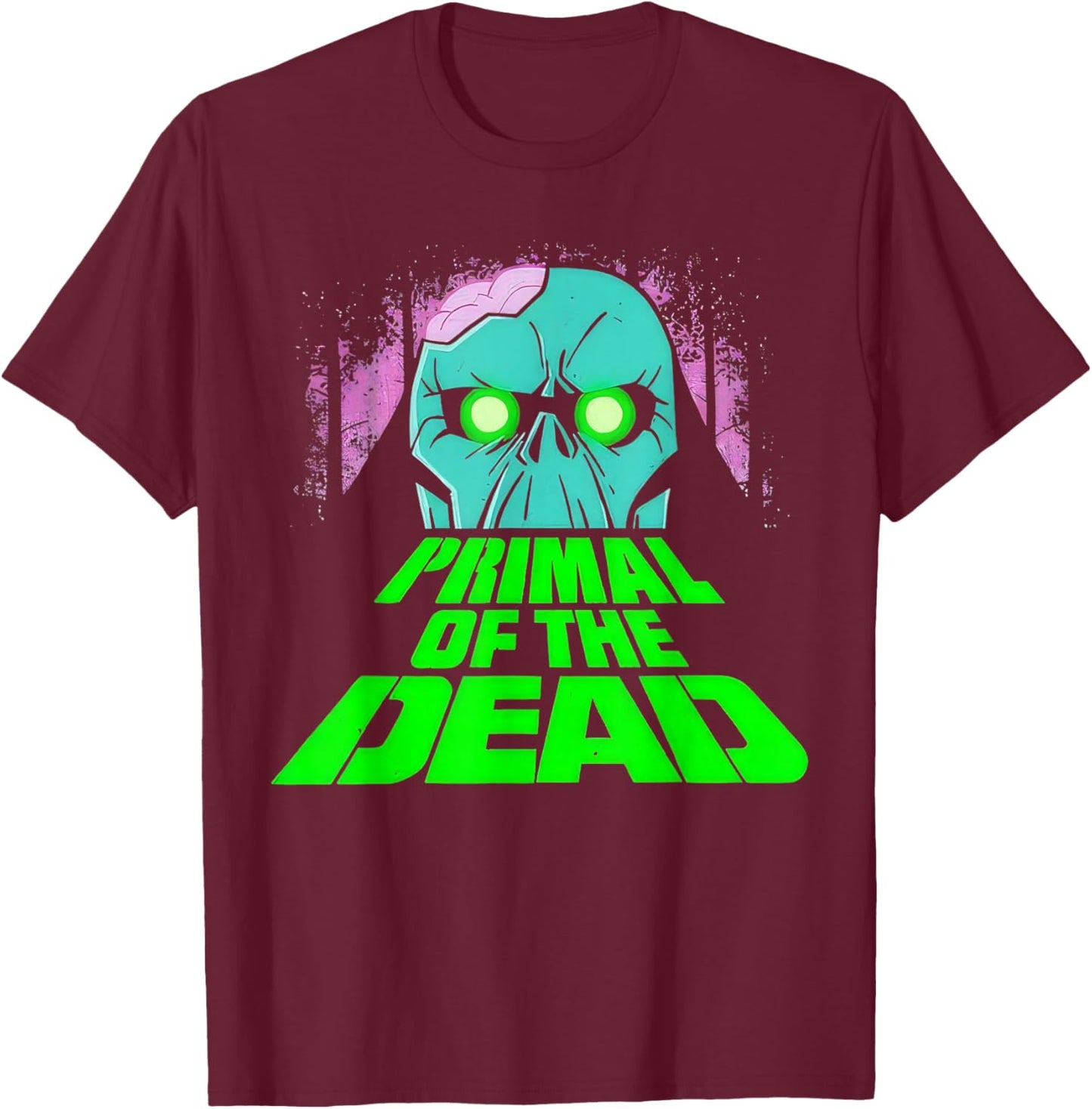 Primal of The Deads Genndy Tartakovsky's Primal T-Shirt - T-Shirt | Maroon