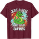 Just A Boy Who Loves Snakes Funny Retro Reptile Boys Kids T-Shirt - T-Shirt | Maroon