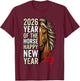Chinese New Year of The Horse 2026 T-Shirt - T-Shirt | Maroon