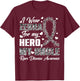 I Wear Zebra for My Uncle Rare Disease Awareness Month T-Shirt - T-Shirt | Maroon