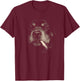 Dog Smoking Cigarette Funny Rottweiler Meme T-Shirt - T-Shirt | Maroon