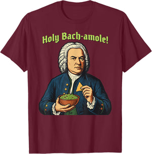 Funny J.S. Bach Bach-amole for Baroque Classical Musician T-Shirt - T-Shirt | Maroon