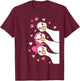 Funny Silly Love Goose Valentine You Make My Heart Go Honk T-Shirt - T-Shirt | Maroon