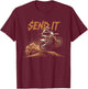 Dirt Bike Lovers Motocross Motorbike Racing MX Off Road Life T-Shirt - T-Shirt | Maroon