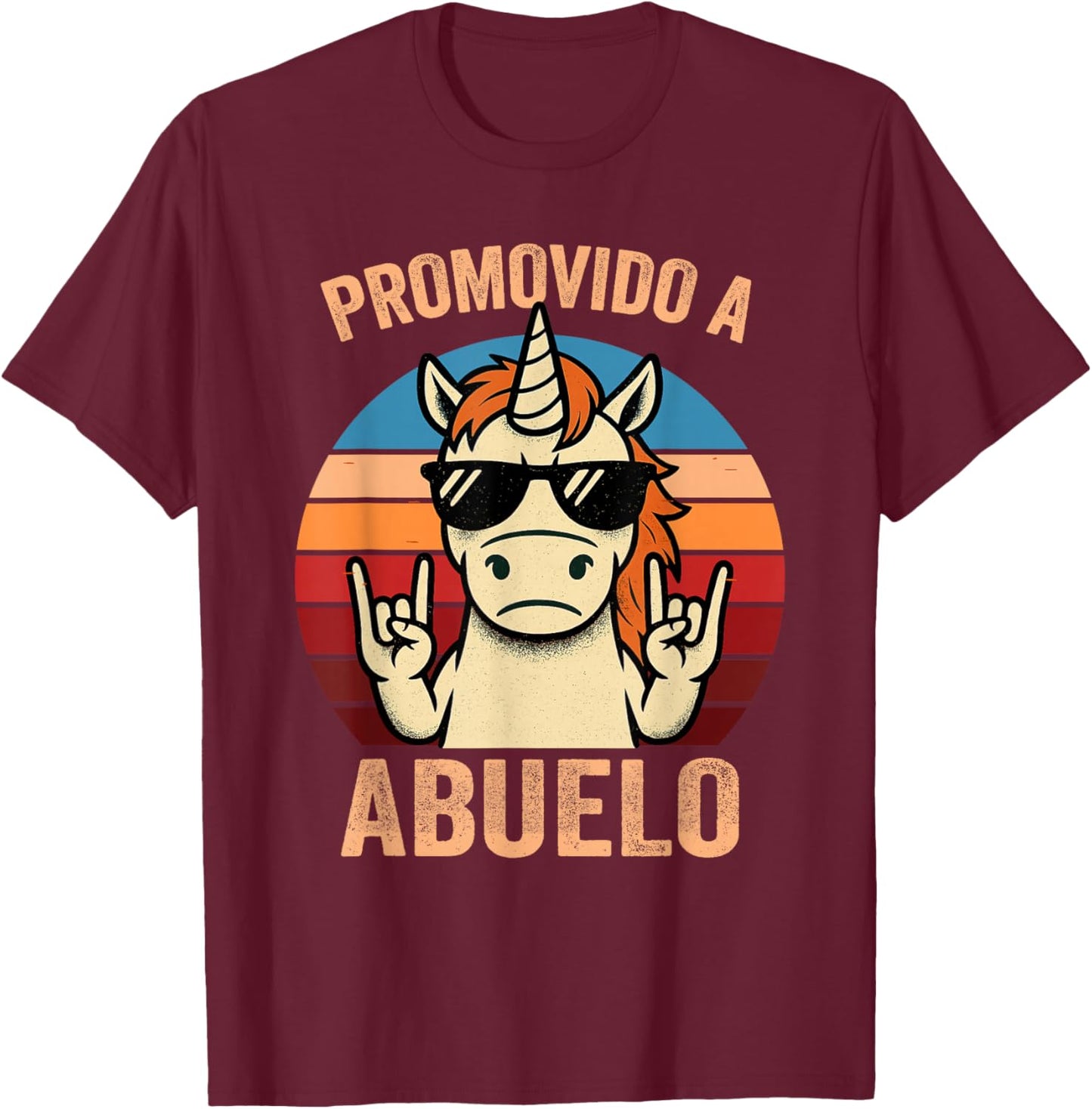 Abuelo Cargando Promovido A Abuelo 2026 2027 2028 T-Shirt - T-Shirt | Maroon