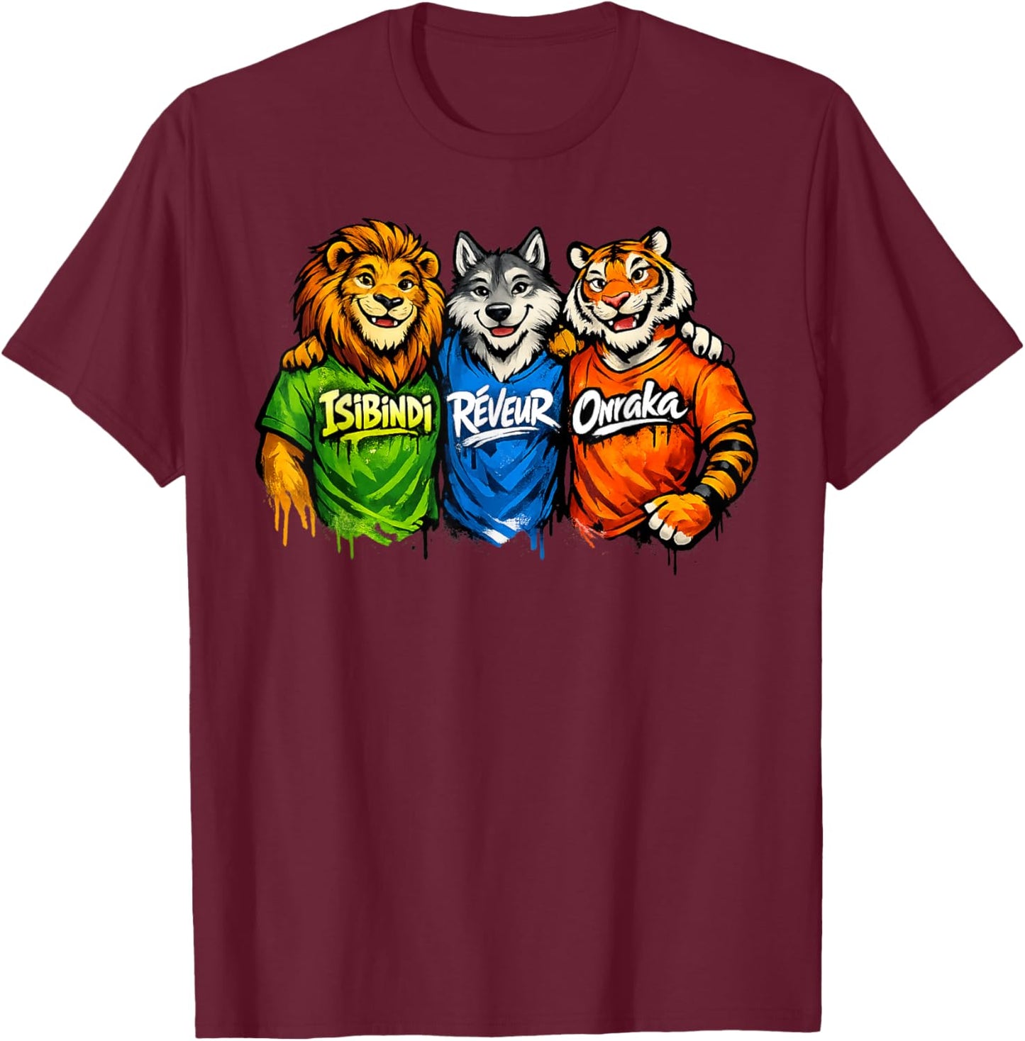 Reveur onraka ISIBINDI House RCA Spirit School T-Shirt - T-Shirt | Maroon