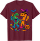Fun 67 Meme Glow Style Halloween 6 7 T-Shirt - T-Shirt | Maroon