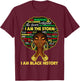 I'm Black History African American Pride Afro Girl Women T-Shirt - T-Shirt | Maroon