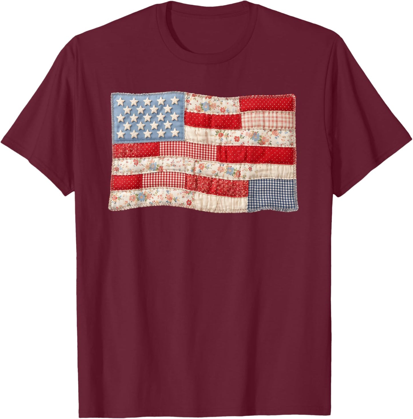 Patriotic T-Shirt - T-Shirt | Maroon