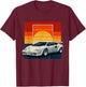 Sports Car Countach Italian Fast Classic Supercar T-Shirt - T-Shirt | Maroon
