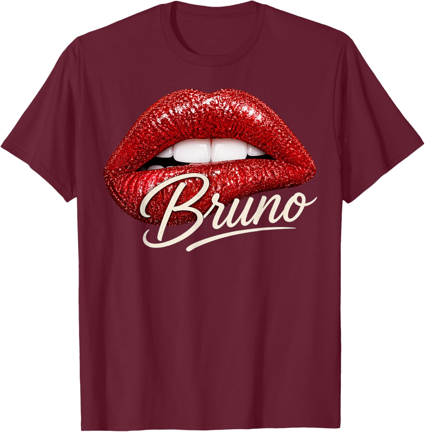 Bruno Name Retro Vintage Gift Women Boy Girl T-Shirt - T-Shirt | Maroon