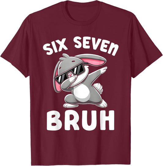 Face with Sunglasses Easter Day T-Shirt - T-Shirt | Maroon