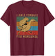 I Am A Conduit for Nonsense Capybara Goose T-Shirt - T-Shirt | Maroon