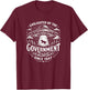 Gaslighted by The Government Since 1947 Funny UFO Alien T-Shirt - T-Shirt | Maroon