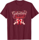Galentines Squad Coquette Bow Women Girls Crew Party 2026 T-Shirt - T-Shirt | Maroon