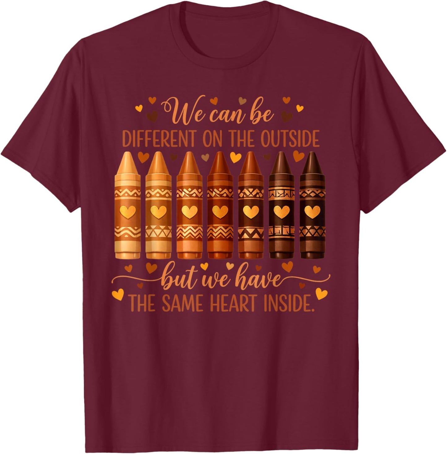 Black History Month African American Women Men Kids T-Shirt - T-Shirt | Maroon