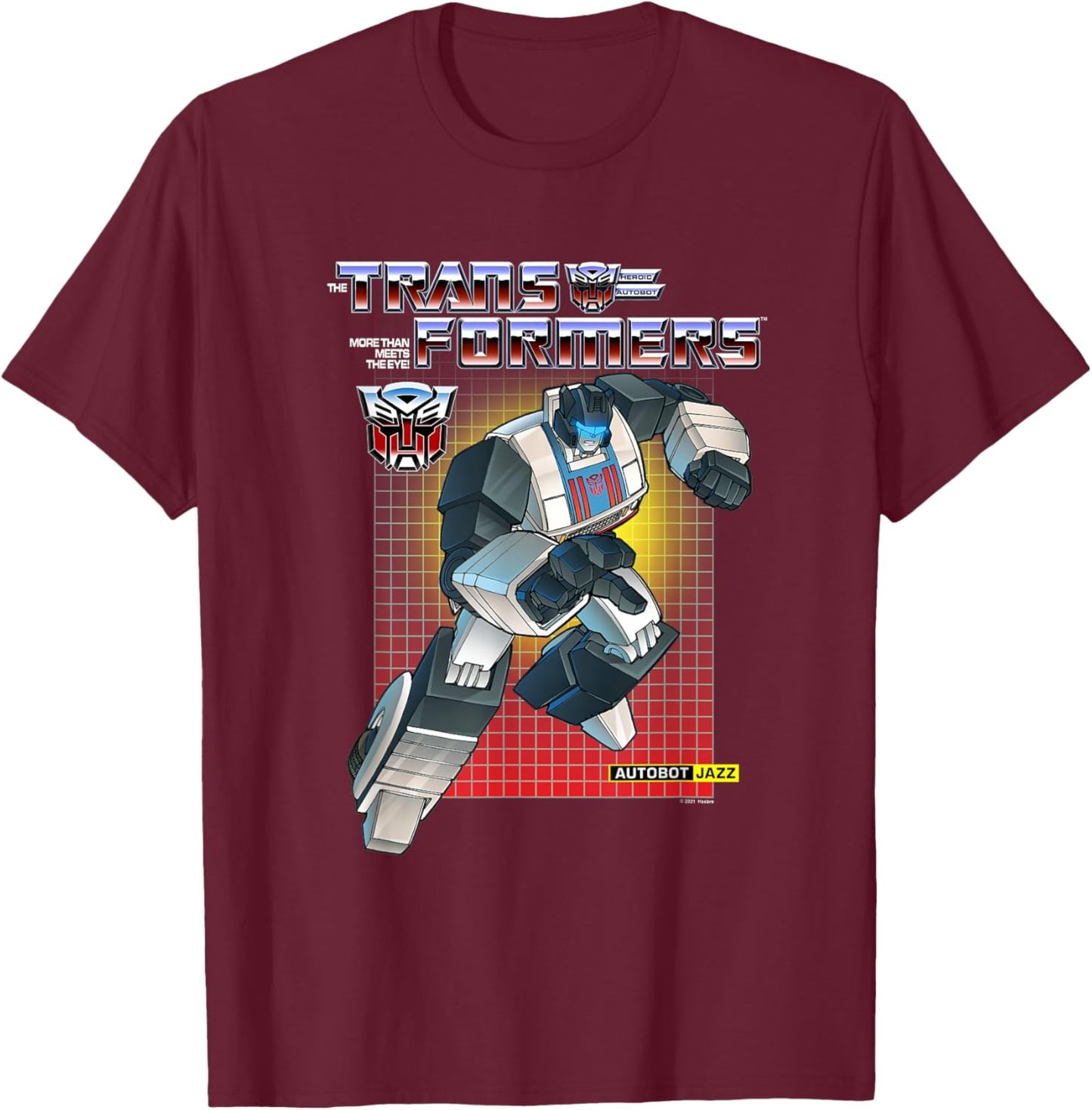 Transformers Jazz T-Shirt - T-Shirt | Maroon