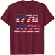 1776-2026 250th Birthday American Flag Eagle Shirt 250 Years T-Shirt - T-Shirt | Maroon