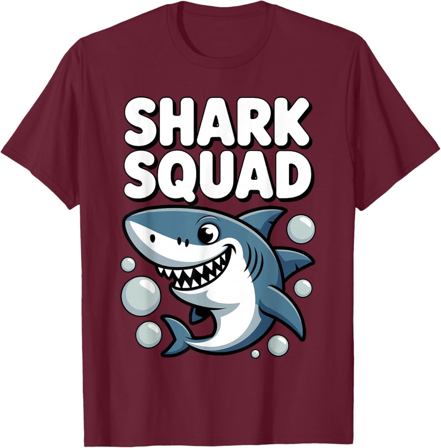 Cool Shark Art Women Great White Hammerhead Shark T-Shirt - T-Shirt | Maroon