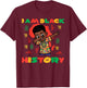 I Am Black History African Boy Dab Cute Toddler Boys Kids T-Shirt - T-Shirt | Maroon