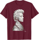 Billy Idol Cradle of Love Era by Phil Nicholls T-Shirt - T-Shirt | Maroon