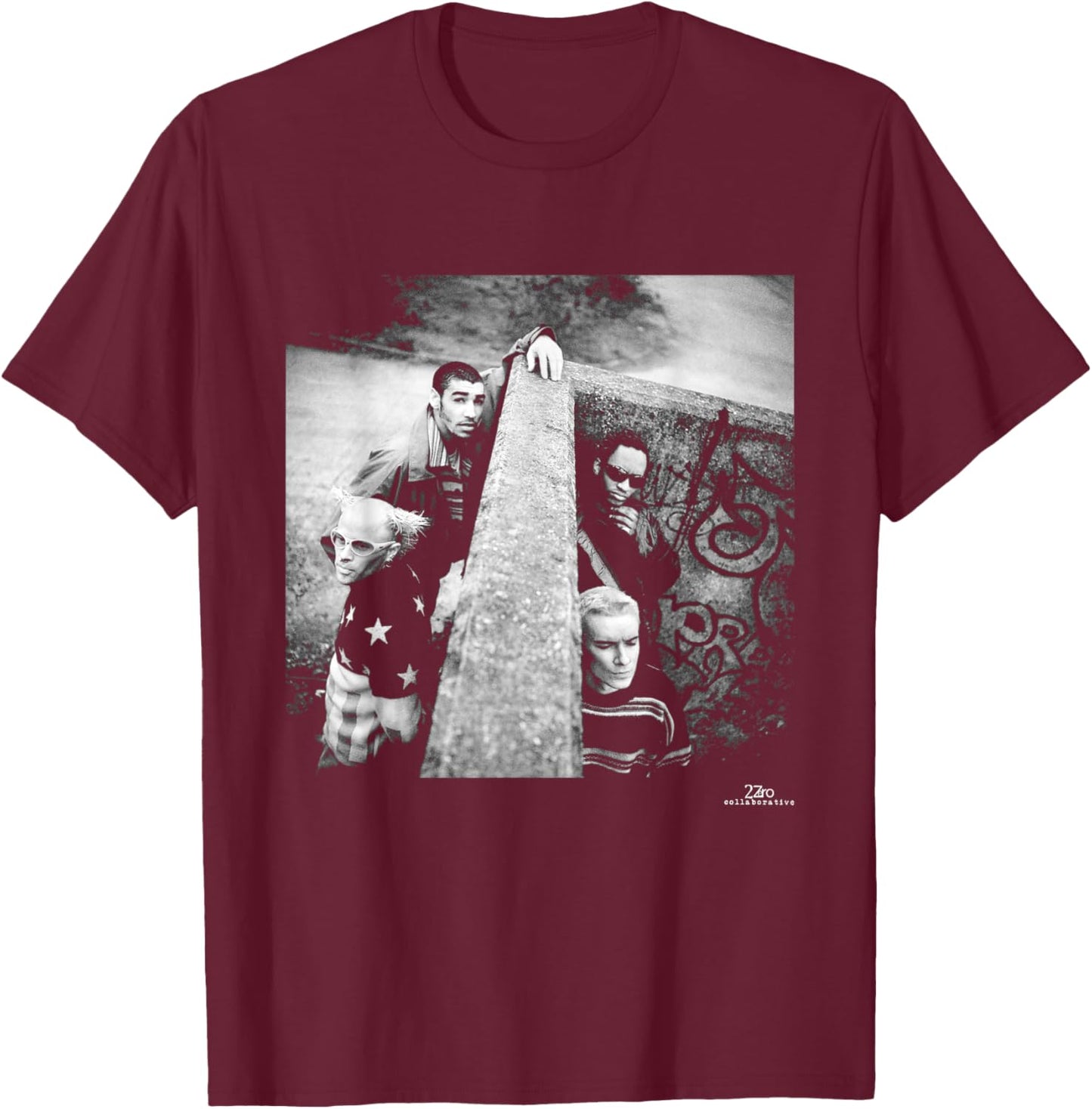 The Prodigy Breathe Firestarter Promo by Phil Nicholls T-Shirt - T-Shirt | Maroon