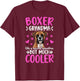 Boxer Grandma Definition Boxer Grandmother T-Shirt - T-Shirt | Maroon