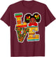 American African T-Shirt - T-Shirt | Maroon