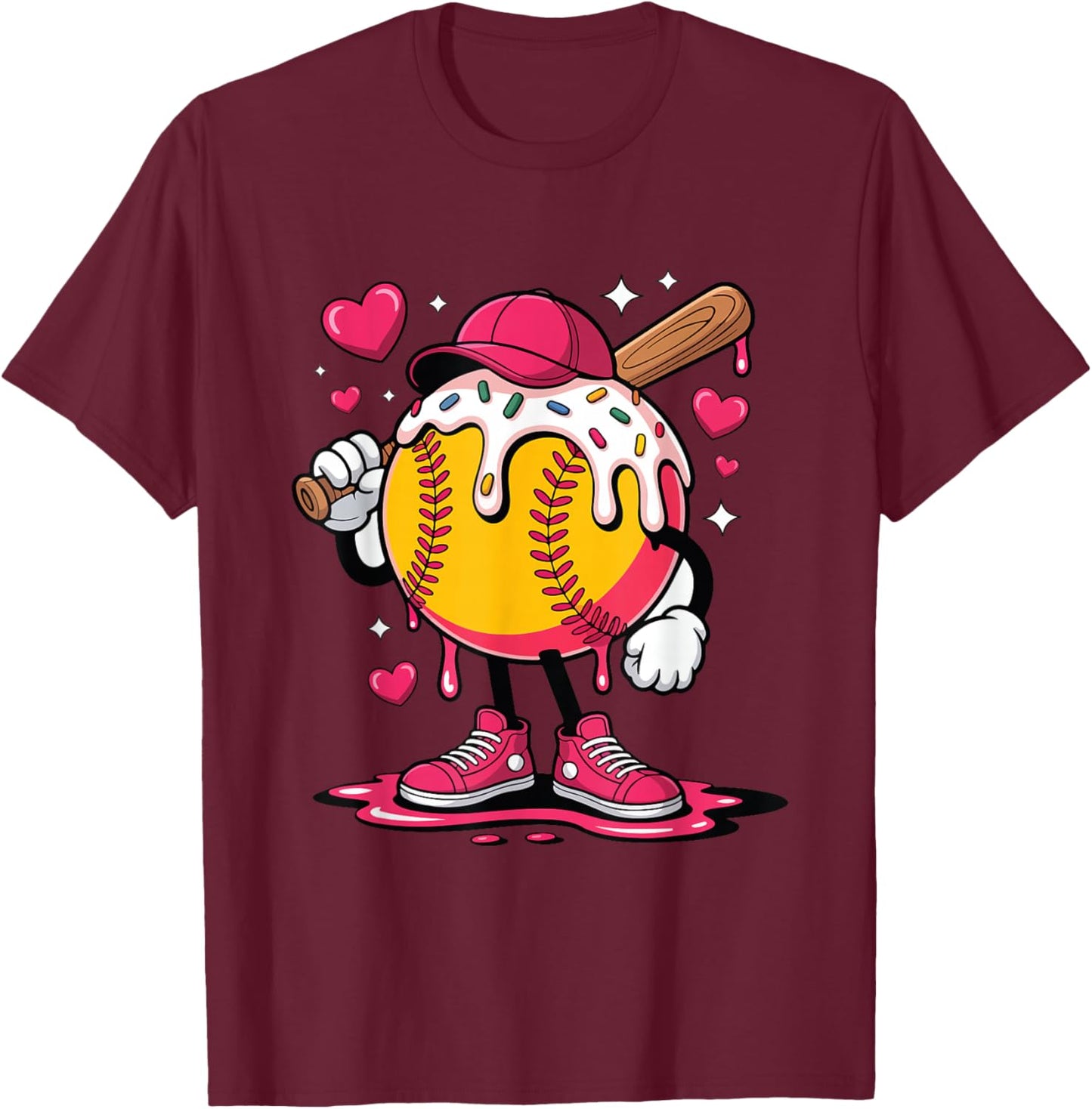 Youth Boy Girl Valentine T-Shirt - T-Shirt | Maroon