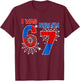 I was 6 Now Im 7 Spider Web Birthday Boys Gift Boy Kids T-Shirt - T-Shirt | Maroon