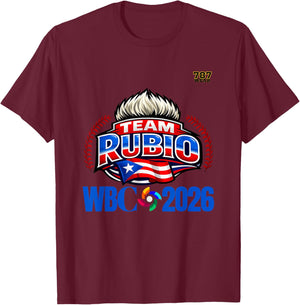 Team Rubio 2026 T-Shirt - T-Shirt | Maroon