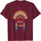 I'm Not As White As I Look, Native Indian American Day T-Shirt - T-Shirt | Maroon