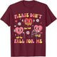 Don't Fall for Me Physical Therapy Valentine's Day Therapist T-Shirt - T-Shirt | Maroon