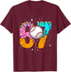 Funny 67 Six Seven 6 7 Boys 67 Baseball Ice Cream Drip 6 7 T-Shirt - T-Shirt | Maroon
