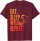 Best Welding Art Women MIG/TIG Welding Metal Welder T-Shirt - T-Shirt | Maroon