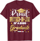 Proud Brother-in-Law of 2026 Graduate Awesome Family College T-Shirt - T-Shirt | Maroon
