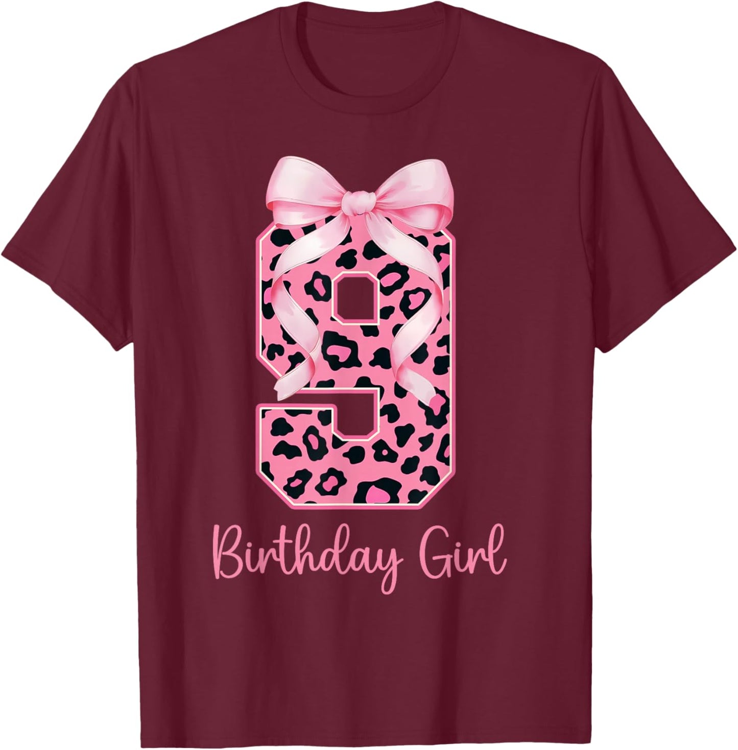 9 Year Old T-Shirt - T-Shirt | Maroon
