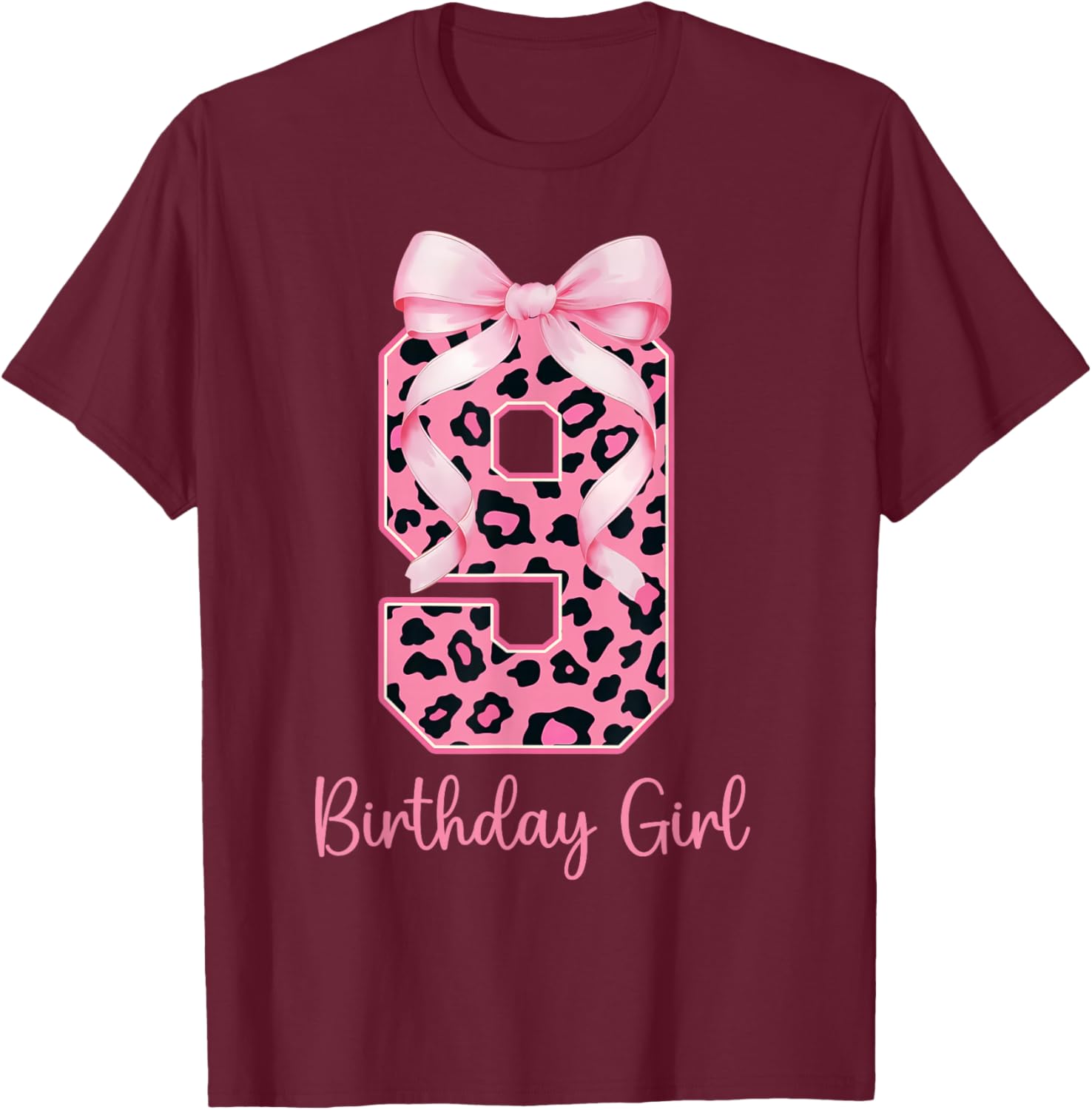 9 Year Old T-Shirt - T-Shirt | Maroon