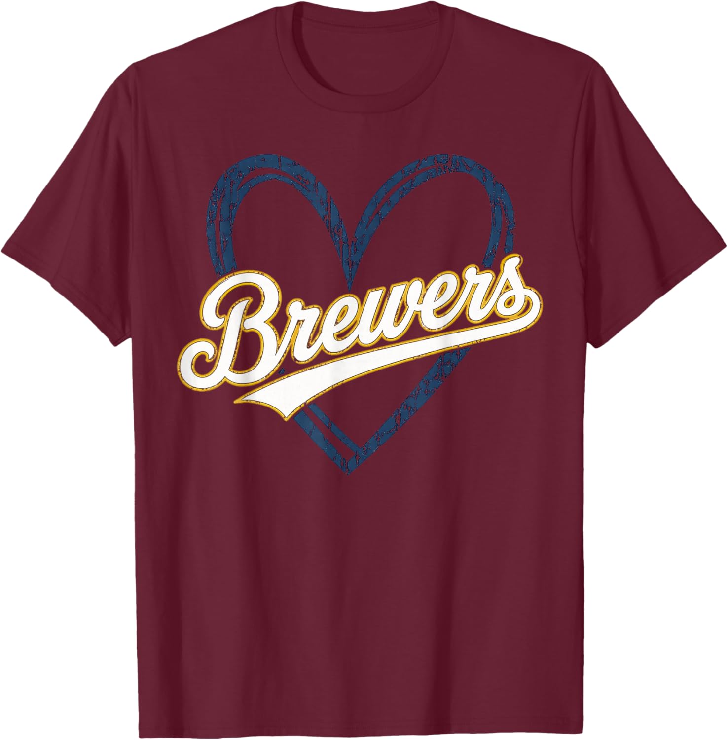 Brewers Name Retro Vintage Gift Women Boy Girl T-Shirt - T-Shirt | Maroon