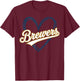 Brewers Name Retro Vintage Gift Women Boy Girl T-Shirt - T-Shirt | Maroon