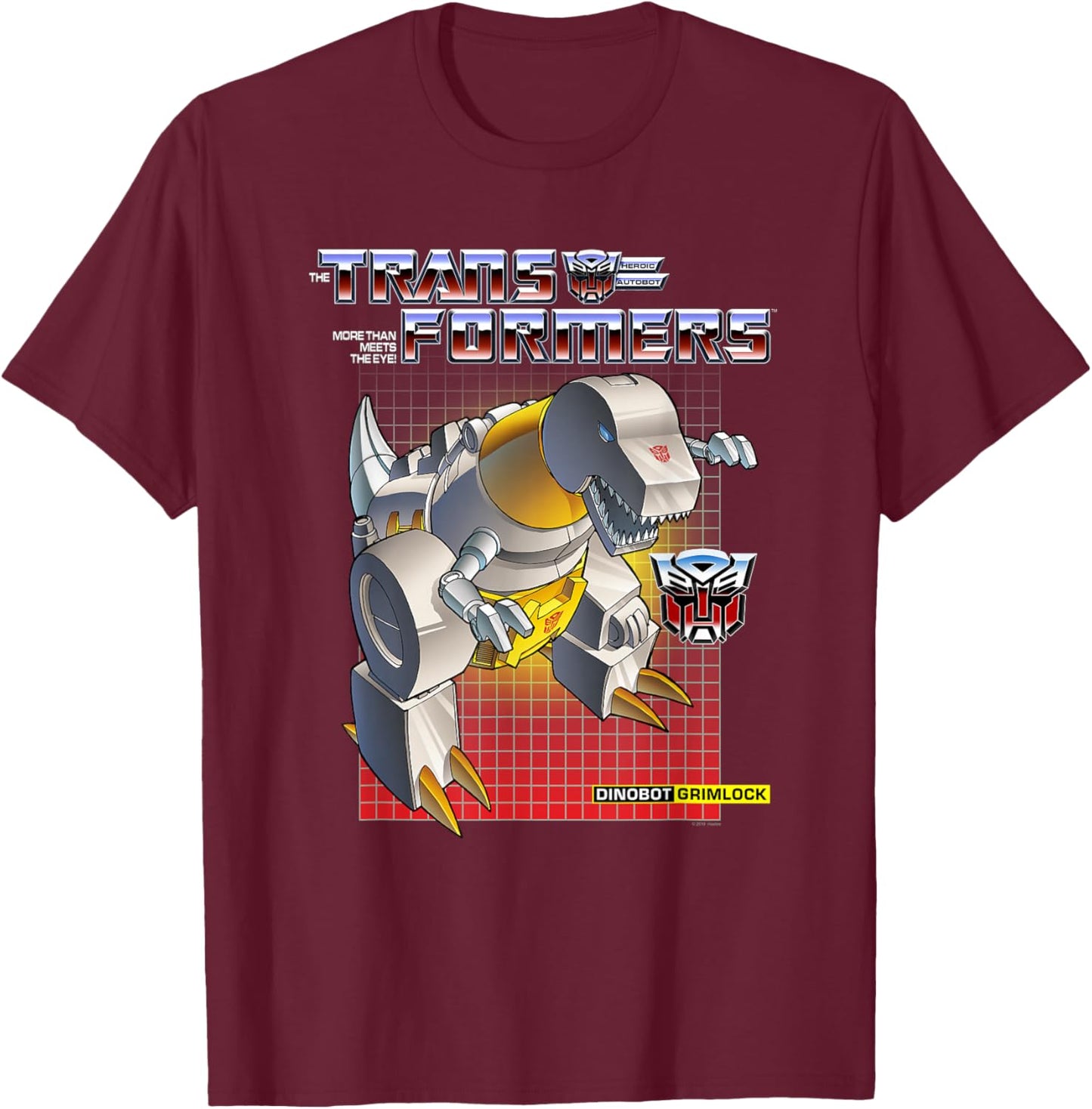 Transformers Grimlock T-Shirt - T-Shirt | Maroon