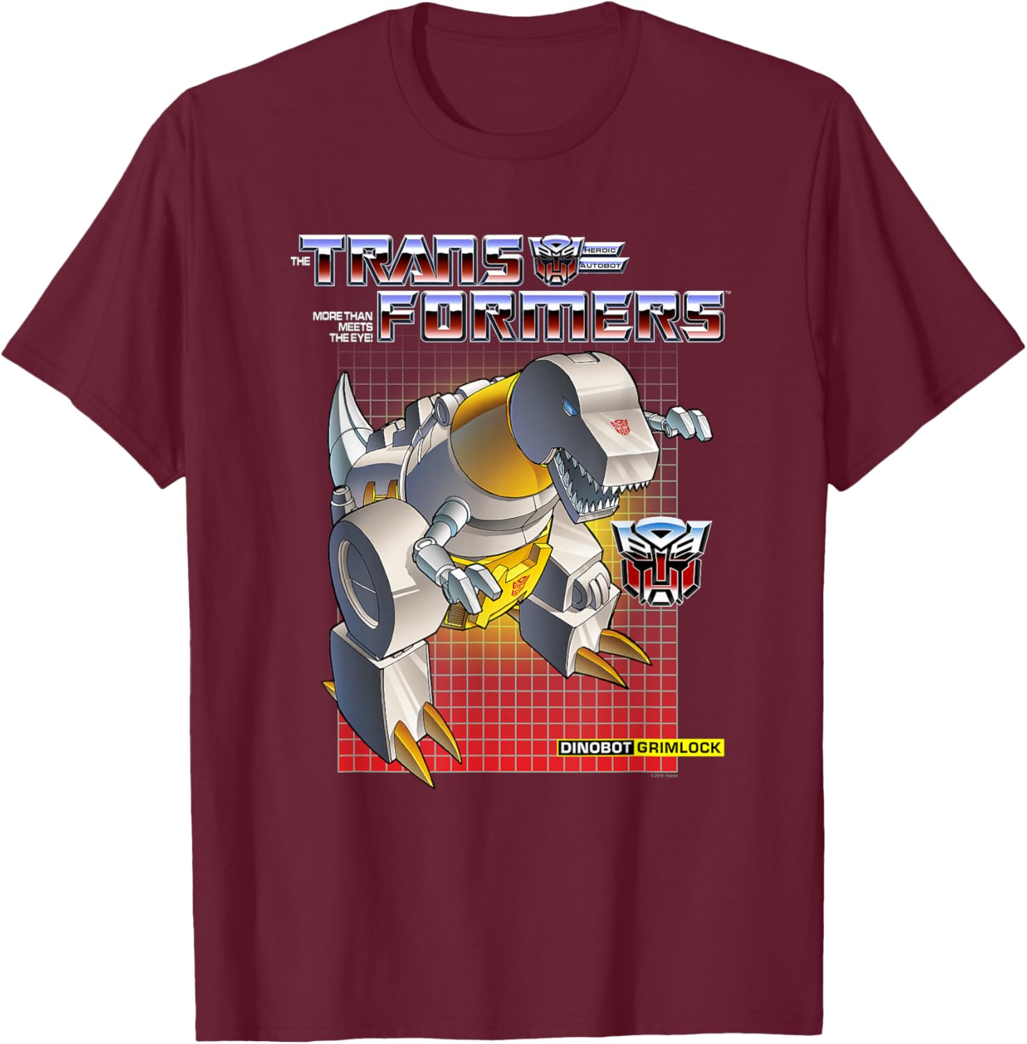 Transformers Grimlock T-Shirt - T-Shirt | Maroon