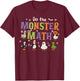 Do The Monster Math Funny Duck Halloween Teachers Students T-Shirt - T-Shirt | Maroon